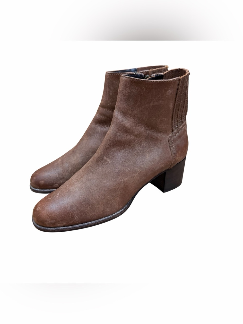 Aquatalia women size 10 Brown Leather Chukka Ankle Boots